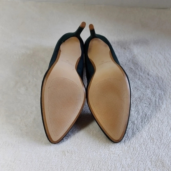 Zara Evergreen Stilletto Vegan Suede Pointed‎ Heels - Picture 11 of 13